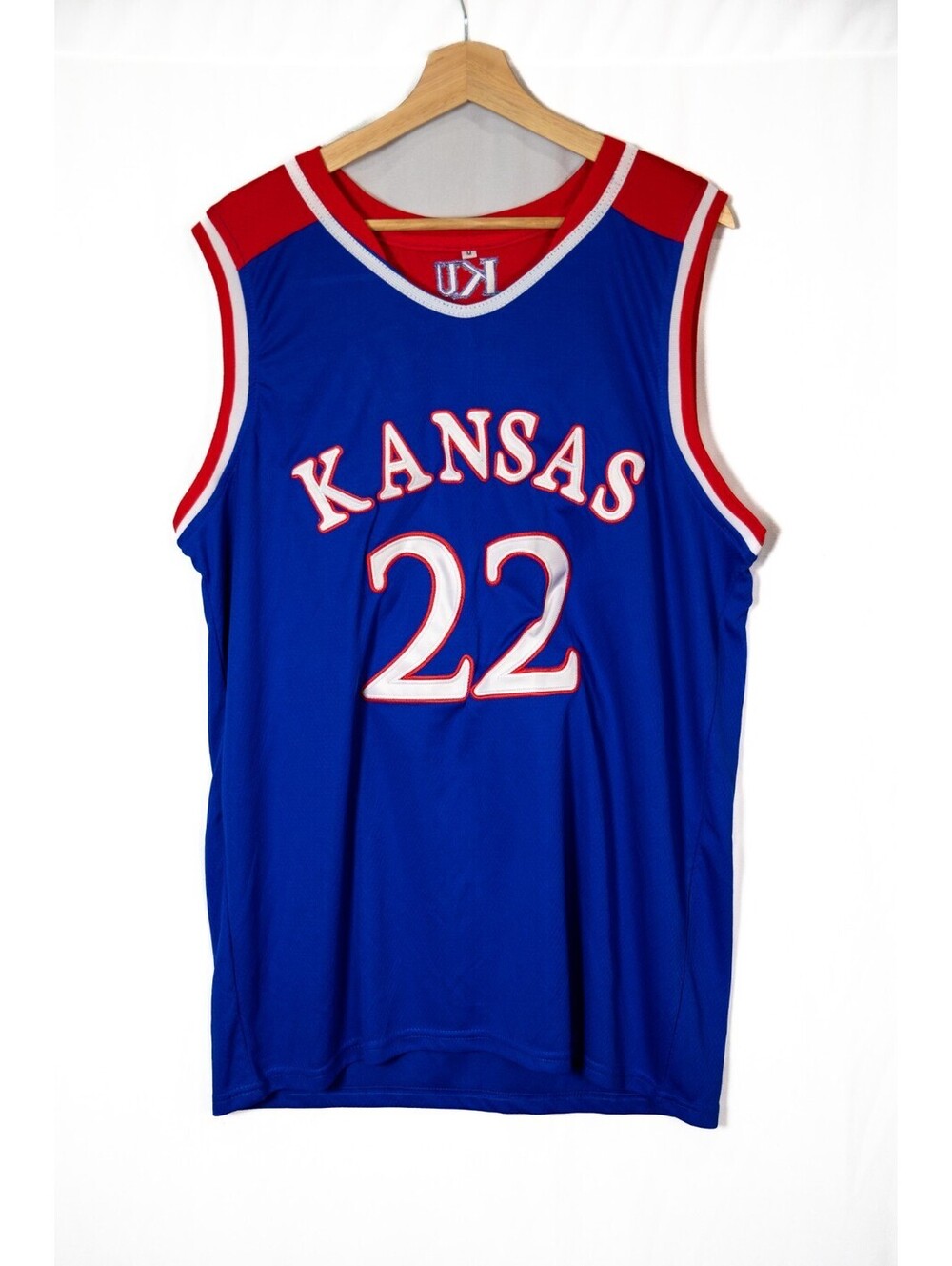 Kansas Jayhawks Basketball Jersey Wiggins #22 Men's Large